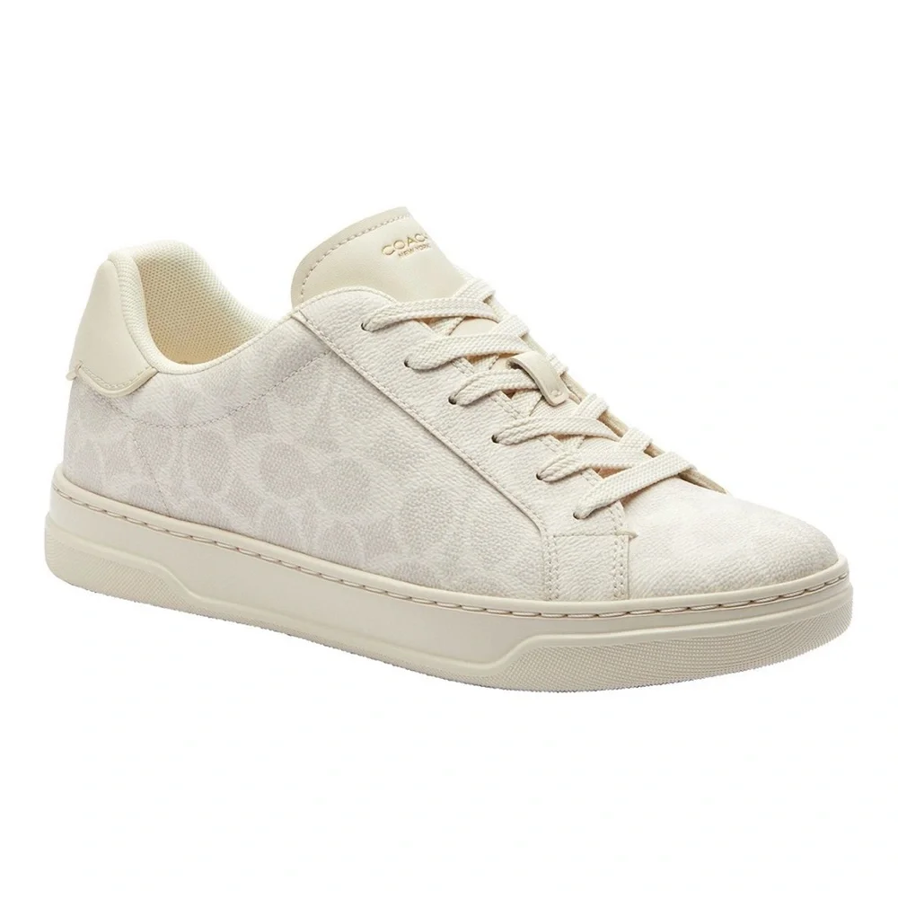 Coach Cream Low-Top Sneakers - Picture 2 of 7
